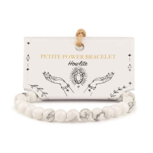 Bracciale minerale delicato Petite – howlíte