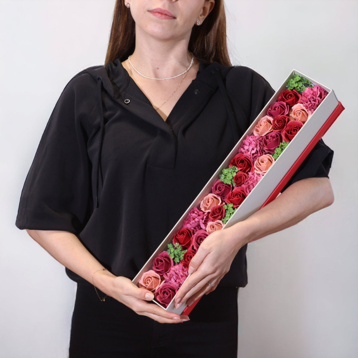 Scatola extra lunga - Rosa vintage