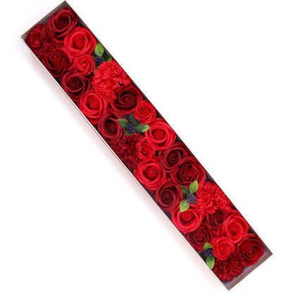 Scatola extra lunga - Rose rosse classiche
