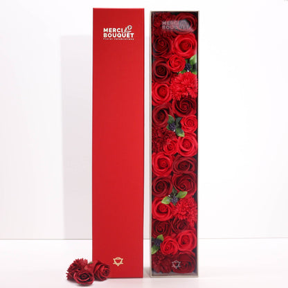 Scatola extra lunga - Rose rosse classiche