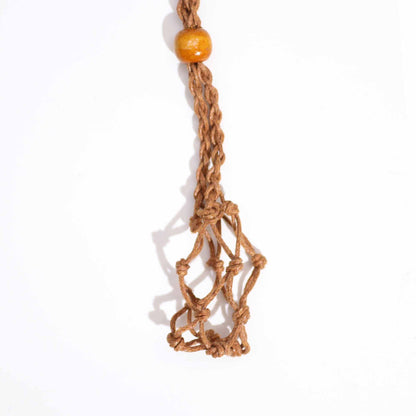Cordoncino per ciondolo con minerale, 45 cm – marrone