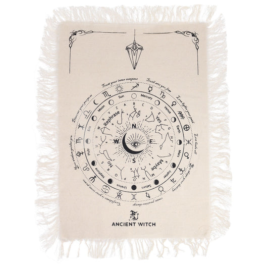 Tappetino per pendolo Ancient Witch – Occhio · naturale e nero