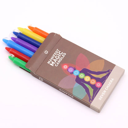Set di candele Manifest per i sette chakra (confezione da 7)