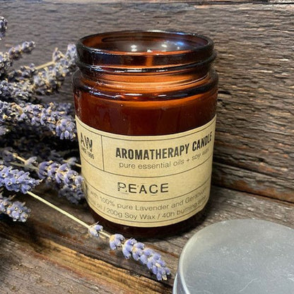 Candela di soia per aromaterapia 200 g – Pace