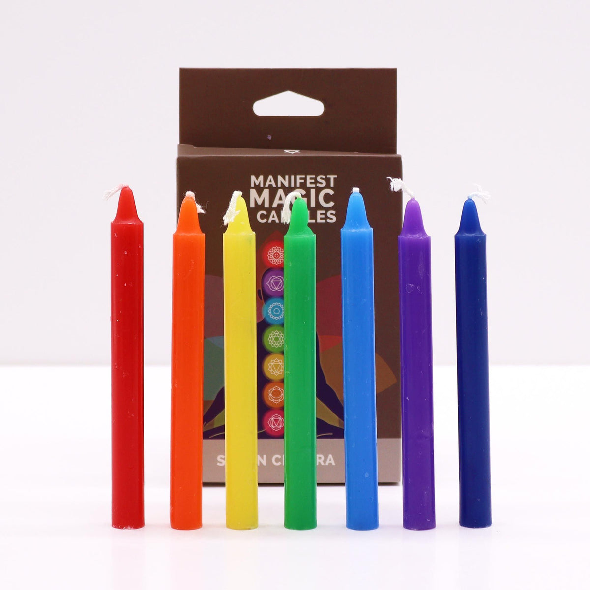 Set di candele Manifest per i sette chakra (confezione da 7)
