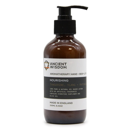 Latte per mani e corpo – mandarino, ylang-ylang e patchouli, 250 ml