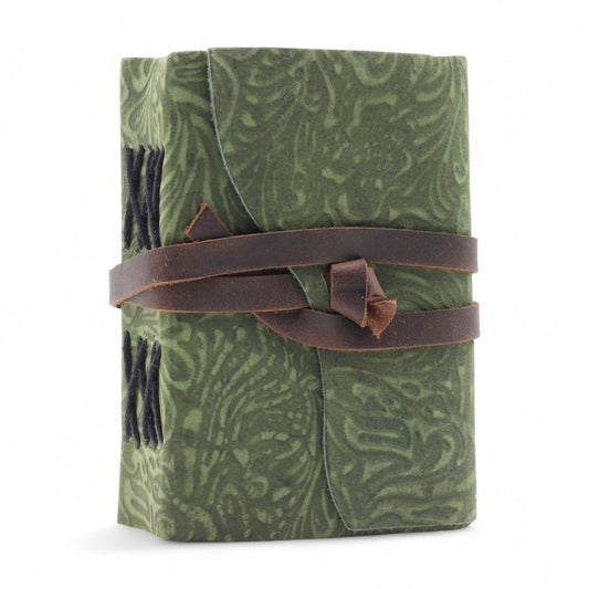 Taccuino in pelle – Labirinto verde