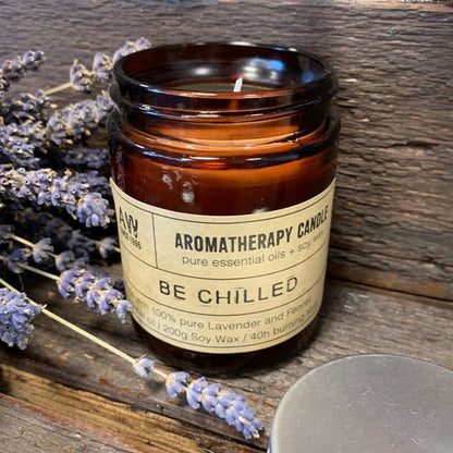 Candela di soia per aromaterapia 200 g – Be Chilled