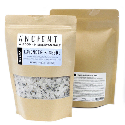 Miscela di sali da bagno dell'Himalaya 500 g – Relax