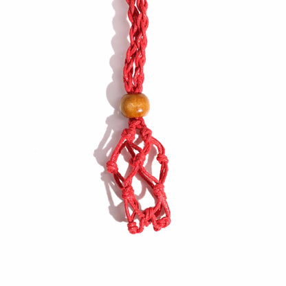 Cordino per ciondolo in pietra minerale, 45 cm – rosso